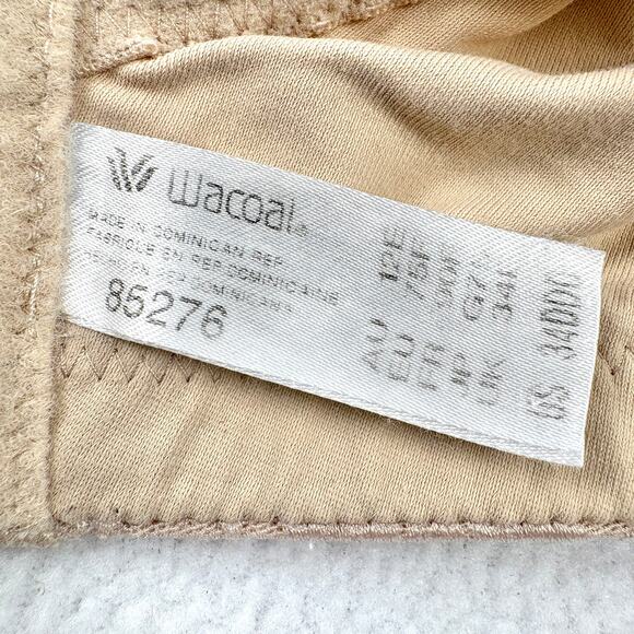 WACOAL Awareness Full Figure Seamless Wire Free Bra 34DDD 85276 Sand Nude Beige - Picture 4 of 16